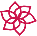 Icône fleur rosace issue du Logo Spring
